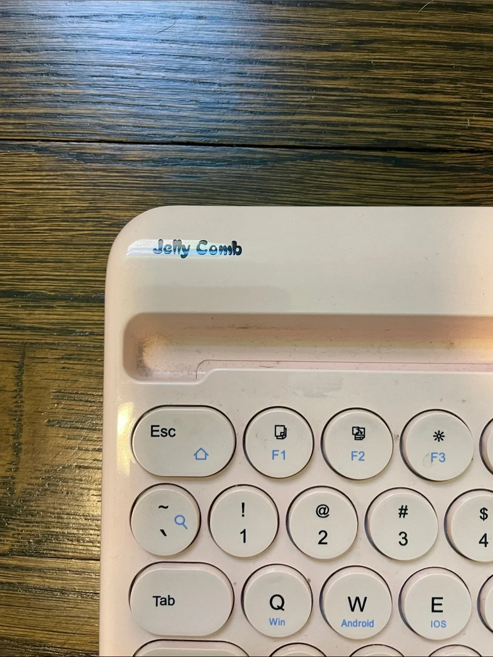 Jelly Comb Wireless Bluetooth Keyboard - Pale Pink